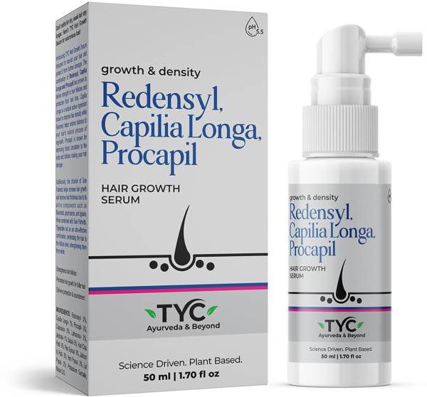 Tyc Herbal Hair Growth Serum with 3% Redensyl, 1% Procapil & 1% Capilia Longa