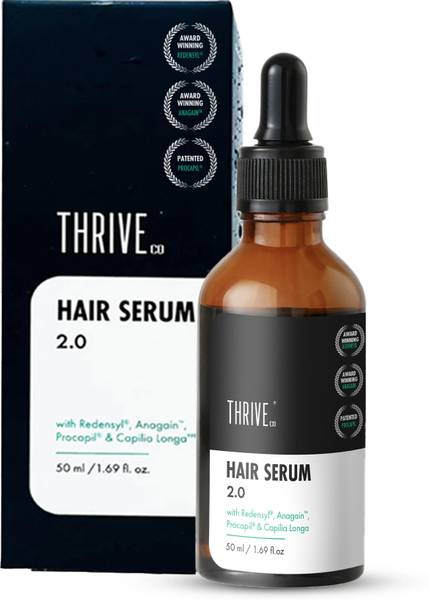 ThriveCo Hair Growth Serum, 50ml, with Redensyl, Anagain &amp; Procapil  (50 ml)