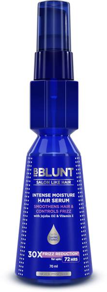 BBlunt Intense Moisture Hair Serum-Vitamin E & Jojoba Oil*|Smoother in Just 1 Use*