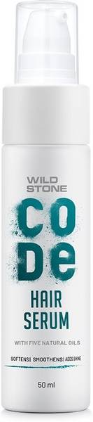Wild Stone CODE Hair Serum for Men | Makes Hair Smooth & Shiny |Hair Nourishing Serum|