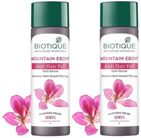 BIOTIQUE BIO MOUNTAIN EBONY (VITALIZING SERUM FOR FALLING HAIR) 120ML (Pack of 2)