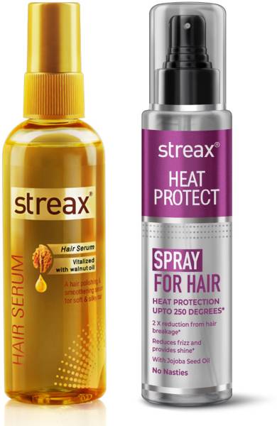 Streax Heat protect Spray + Walnut