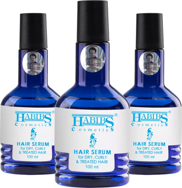 Habibs Hair Serum For high-Gloss silky Smooth Finish enriched Aloevera & sunflower Oil