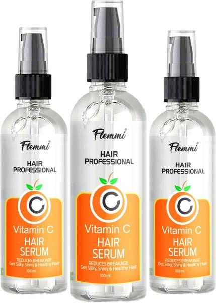 Flemmi Glossy & Smooth Vitamin C Hair Serum for Men & Women
