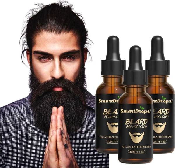 smartdrops Beard Growth serum for beard smooth shine & style