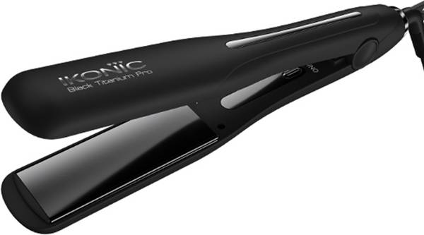 Ikonic Professional Black Titanium Pro Hair Straightener
