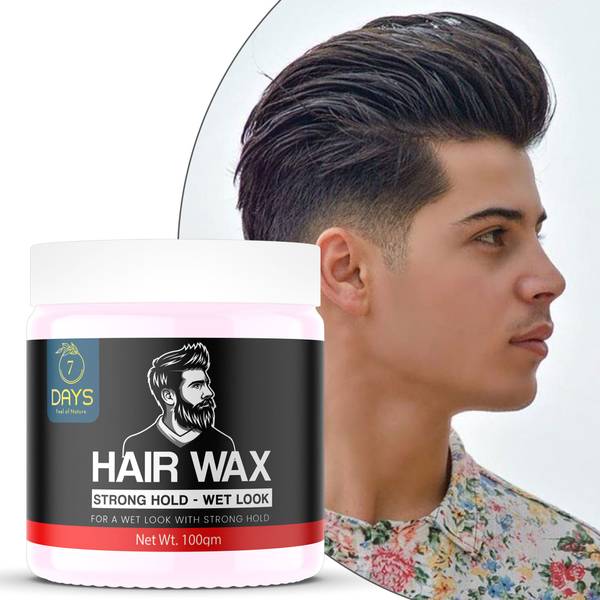 7 Days hair wax spray Cream for men wet look Strong Hold Hair Wax Hair Wax