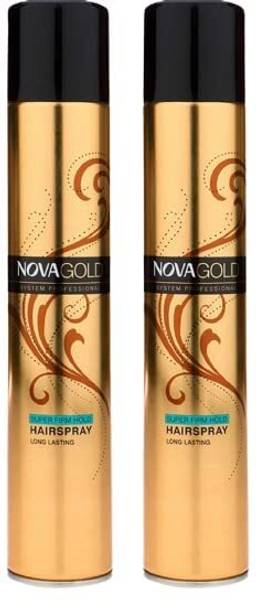 Lusty soul Super Hold Hair Spray For All Hair Types Natural Finish and Strong Hold,400 Each Hair Spray