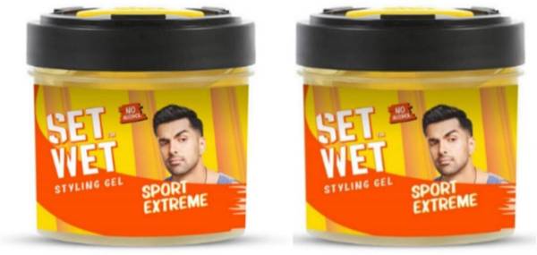 SET WET Styling Hair Gef - Sport Extreme For Extreme Hold & High Shine Hair Gel