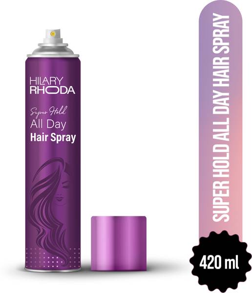 Hilary Rhoda Super Hold All Day Hair Spray | Hair Locking & Ultra Strong Hold Hair Spray | Hair Spray