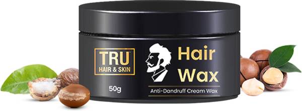 TRU HAIR & SKIN Hair Wax Cream For Men | Easy To Spread & Strong Hold For 12hrs+Anti-Dandruff Hair Wax