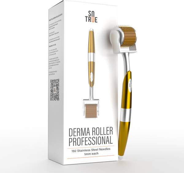 Sotrue Professional Derma Roller For Hair Growth 1mm with 192 Stainless Steel Needles