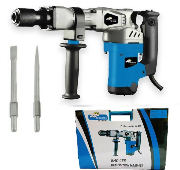 RanPra RHC 455 7 KG BREAKER DEMOLITION HEAVY DUTY WITH 2 BIT SET