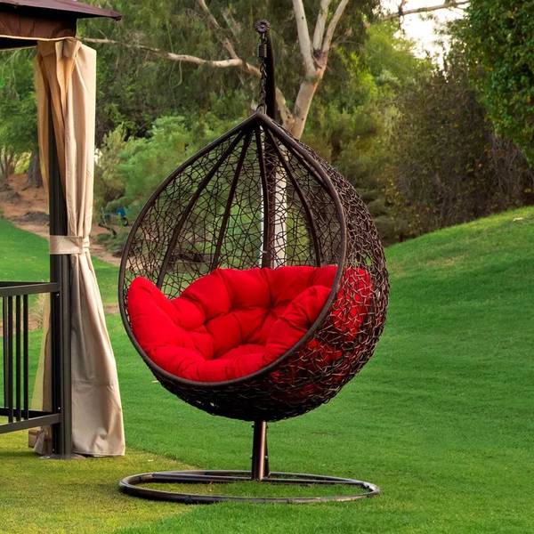 Iron swing hotsell chair