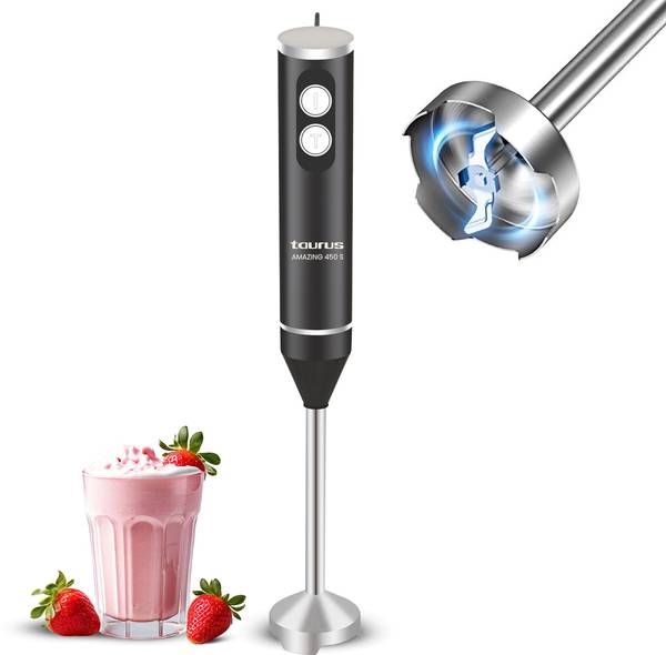 TAURUS 450 W Black/Silver Hand Blender