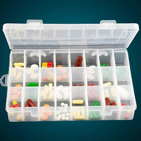 Finner 36 Grids Cells Adjustable Jewelry Storage Box with Removable Dividers(Pack of 1) Storage Box