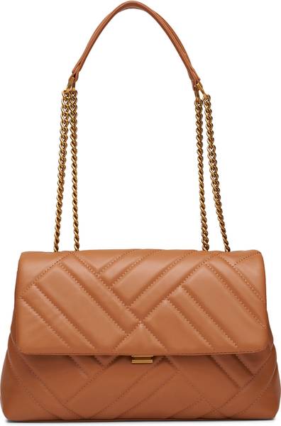 Miraggio Brown Shoulder Bag Quilted Alicia Shoulder Bag for Women