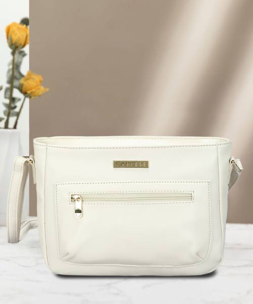 Caprese Women White Sling Bag