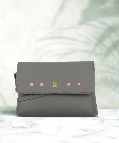 Baggit Women Grey Sling Bag Price History