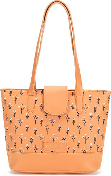 Caprese Women Orange Tote Price History