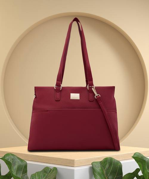 Caprese Women Maroon Satchel