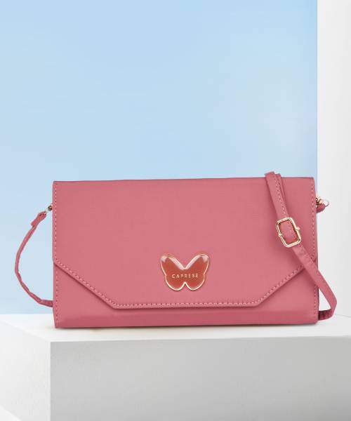 Caprese Women Pink Sling Bag Price History