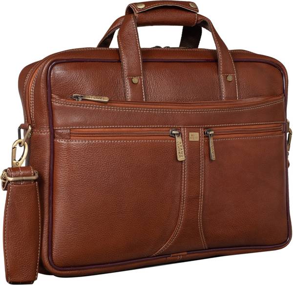 BRAND LEATHER Men Tan Messenger Bag Price History