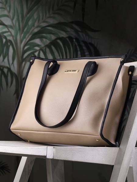 LEGAL BRIBE Women Beige Tote