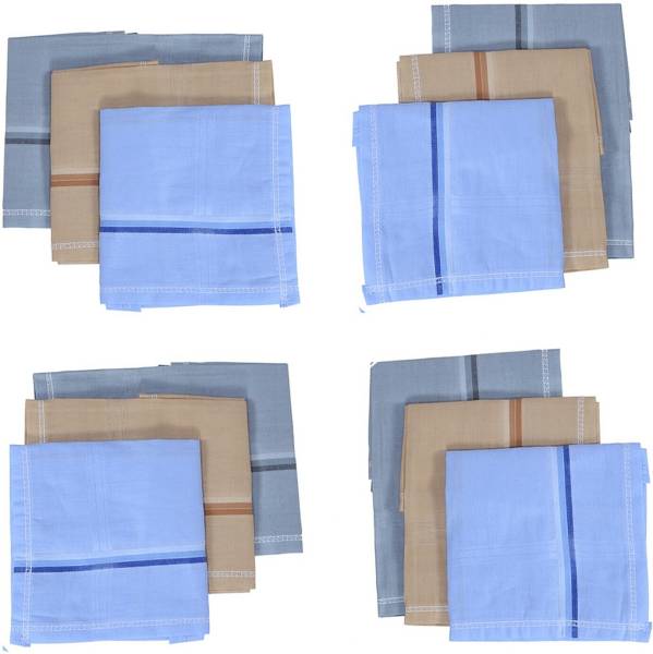 KUBER INDUSTRIES Cotton 12 Pieces Handkerchief set (Multi) ["Multicolor"] Handkerchief