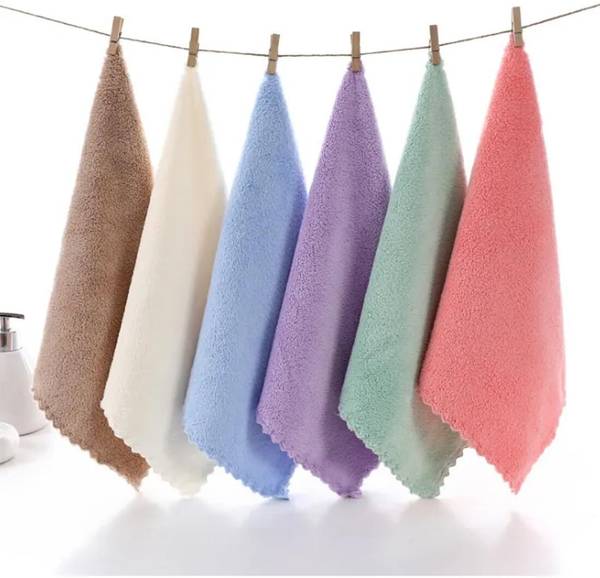 Relatable Handkerchiefs Soft Microfiber Face Towels Baby Wash Cloth Fingertip Cloth Colors ["Pastel Colors"] Handkerchief