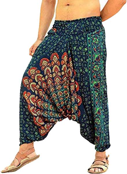Siya Enterprises Printed Cotton Men & Women Harem Pants