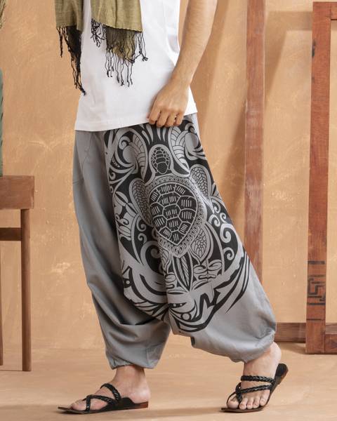 The Veshti Company Printed Cotton Men Harem Pants