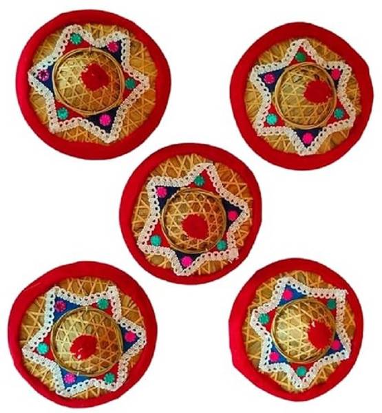 TALUKDAR BROTHERS Traditional Bamboo Assamese Fulam Japi hats for Home Decoration | 6 Inch