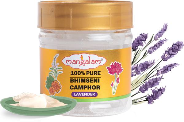 MANGALAM Bhimseni Camphor Lavender 50g Jar - Pack of 1