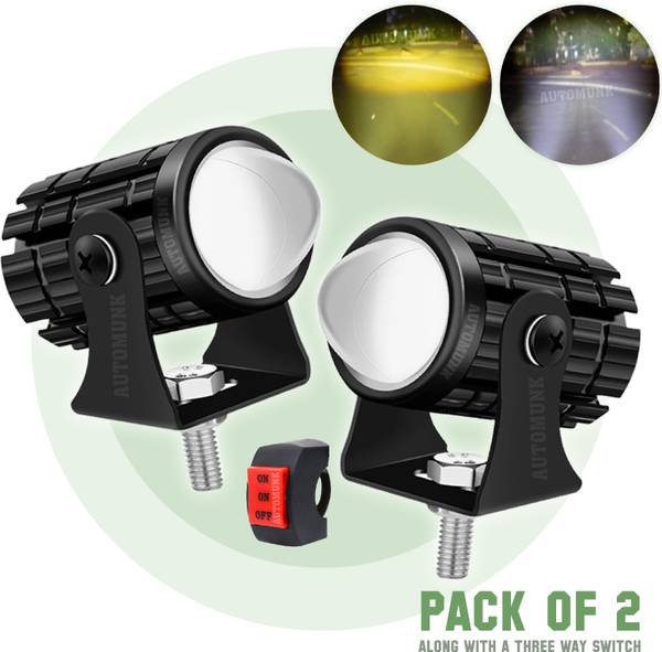 automunk LED Fog Light for Universal For Bike, Universal For Car