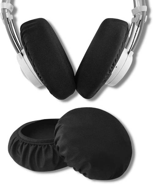 Crysendo Fabric Ear Cushion Cover for ATH, Son-y, Edifier Headphones Over The Ear Headphone Cushion
