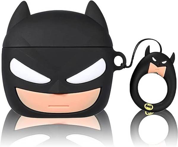 GEW Back Cover for 3D Cartoon Case Cover for Airpods Pro | Bat Man Designed | Earbuds Case for Kids