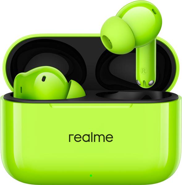 realme Buds T200 Hi-Res audio with 32dB ANC,12.4mm Quad Mic,50 Hrs Playback,BT 5.4,IP55 Bluetooth