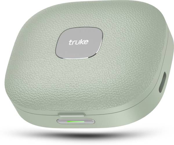 truke Mega 9 Buds w/ 24-bit Spatial Sound, 70H battery, Leather finish, 13mm Speakers Bluetooth