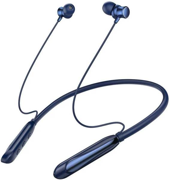 bAot Bluetooth In The Ear Neckband Upto 46 Hour Play Back, With C-type Charging Cable Bluetooth