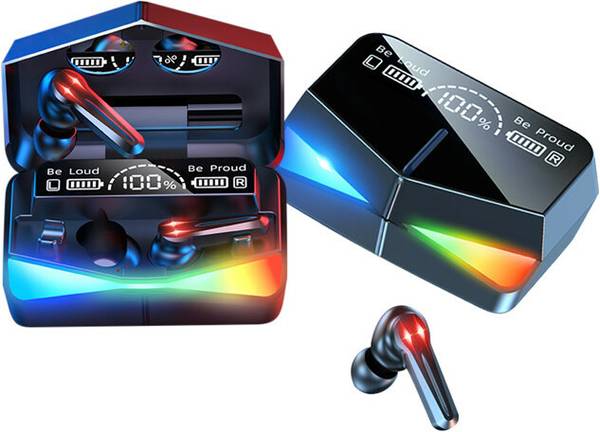 Daxstar NEW M28 Tws Earbuds + Gamming Headset Upto 48 Hours Playback with Power-Bank Bluetooth Headset