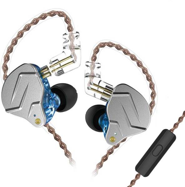 KZ ZSN Pro Wired In-Ear Monitor with Mic Earphone 1DD +1BA Hybrid Driver IEM Wired Headset