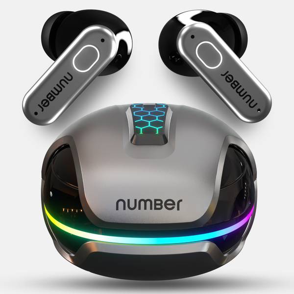 Number Super Buds 999 40dB ANC Gaming TWS Earbuds, Q-ENC, 35ms Low Latency,Dual Pairing Bluetooth Headset