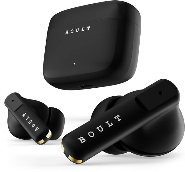 Boult Z60 with 60Hr Battery, Quad Mic ENC, 50ms Ultra Low Latency, Made In India, 5.3 Bluetooth Headset