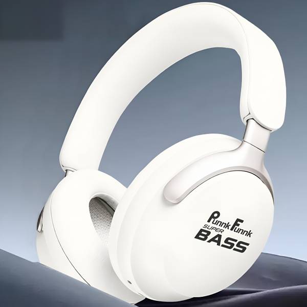 PunnkFunnk Super Bass with 48Hrs Playtime, Low Latency (up to 40ms), Dual Pairing, Wireless Bluetooth