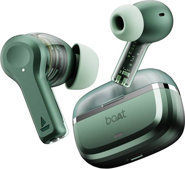 boAt Nirvana Space w/ 360 Spatial Audio, ANC(~32dB), 100HRS Battery & Dual Pairing Bluetooth