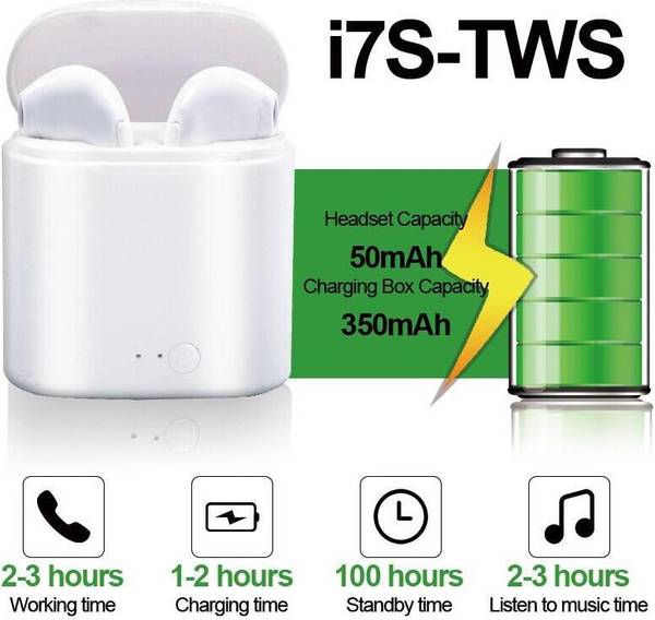 I7 wireless music earphone price store