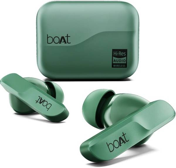 boAt Airdopes 800(2025 Launch) HiDef w/Hi-Res Audio by LDAC, 4 Mics AI-ENx Tech Bluetooth