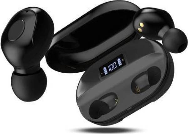 HOUSE OF SOUND T2 TWS Earbuds with Power-Bank, 40Hrs. Playtime, ASAP Charge HQ Bluetooth Headset
