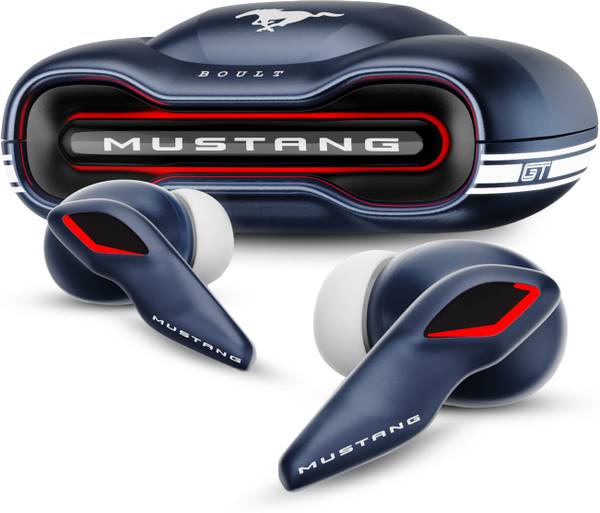 Boult Mustang Torq with 50 Hrs Battery, App Support, 4 Mic ENC, Breathable LEDs, 5.4v Bluetooth Headset